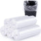 100 Count Small Trash Bags 4 Gallon Small Clear Garbage Bags Strong, Leakage-Free,Unscented Thick for Bathroom, Office, Kitchen Waste Basket Small...