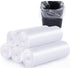 100 Count Small Trash Bags 4 Gallon Small Clear Garbage Bags Strong, Leakage-Free,Unscented Thick for Bathroom, Office, Kitchen Waste Basket Small...