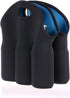 Hipiwe Set of 2 - Insulated Neoprene Wine Carrier Tote Bag + 6 Pack Beer Water Can Carrier Tote Bottle Holder Bottle Cooler Bag - Perfect for Trav...