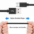 Micro USB Cable 10FT for PS4 Controller Charger PS4 Slim/Pro, Xbox One S/X Fire HD67810 Kids Edition and Charging Fire HD67810 Tablet,HDX 6" 7" 8....