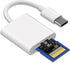 USB C to SD/Micro SD Card Reader, Type C SD Card Adapter,USB C to Micro SD/SD Card Adapter,2in1Memory Card Reader,Suitable for iPhone 15/Plus/Pro/...