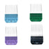 COSYONALL Animal Stainless Steel 4 Color Dog Guide Comb Set,Cutting length 3/4" to 1 1/4" for 10#/15#/30# A5 Detachable Blade,Compatible with Andi...