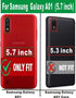 Folmeikat Compatible with Samsung Galaxy A01 Case, (NOT for Samsung A01 Core 5.3"), with HD Screen Protector Military Grade Protective with Belt C...