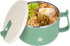 Microwave Ramen Bowl with Handles,Soup Bowl with Lid and 304 Stainless Steel Liner Heat insulation and anti scalding,for Soup and Instant Noodles,...