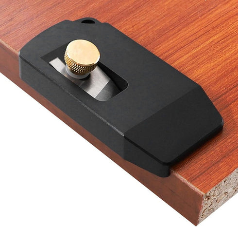 Mini Handle Trimmer, Manual Woodworking Trimming Kit for PVC ABS Melamine Veneer, Planer Trimmer Tool with High Speed Steel Blade, Aluminum Alloy ...