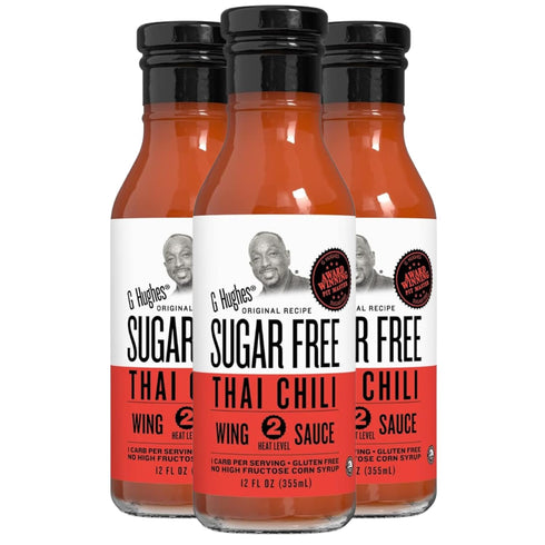 G Hughes Sugar Free, Thai Chili Wing Sauce - Sugar Free Sweet Chili Sauce, Gluten Free Chili Sauce, Thai Sweet Chili Sauce, Keto Sauces and Dressi...