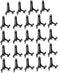 Artliving 5" Black 24pcs/Set Plastic Easels Plate Display Stands Picture Frame Stand Holder...