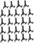 Artliving 5" Black 24pcs/Set Plastic Easels Plate Display Stands Picture Frame Stand Holder...