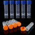 50 Pack 5ml Cryo Tubes?Plastic Graduated Vial Tube with Screw Caps,Small Test Sample Bottles Tubes Container with Lid?PP Material ?with Silica Gel...