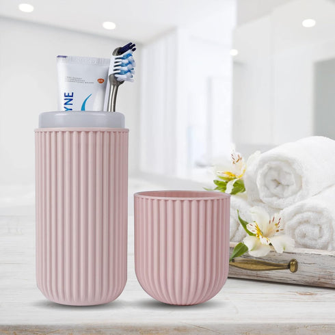 UCEC Toothbrush Travel Case, 8.2 inch Longer Travel Toothbrush Holder Case, Portable Travel Toothbrush Case for Traveling Camping Business Trip Sc...