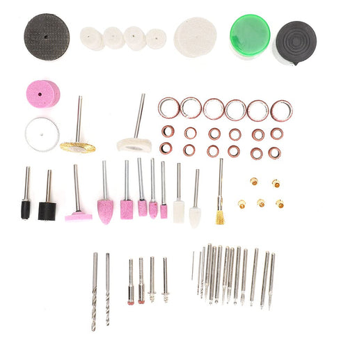 125PCs Grinding Polishing Drilling Rotary Tool Kit for Mini Drill Electric Grinder Accessories for Various Grinding and Polishing Works(Mini Grind...