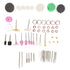 125PCs Grinding Polishing Drilling Rotary Tool Kit for Mini Drill Electric Grinder Accessories for Various Grinding and Polishing Works(Mini Grind...