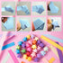 1620 Sheets Star Origami Paper Pink Star Paper Strips, Double Sided Lucky Star Decoration Paper Strips, Craft Clover Origami Kit, DIY Hand Art Cra...