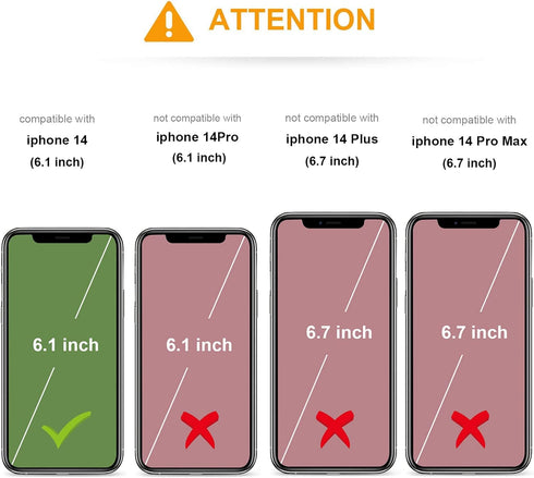 KIHUWEY Compatible with iPhone 14 Case Wallet with Credit Card Holder, Flip Premium Leather Magnetic Clasp Kickstand Heavy Duty Protective Cover f...