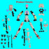 3PCS Titan 13 Action Figure, Titan 13 Action Figure, 3D Printed Multi-Jointed Movable Action Figure Lucky Action Figures for Game Lovers (Red yell...