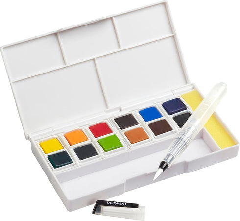 Derwent Inktense Paint 12 Pan Palette #1...
