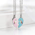 2pcs Best Friend Unicorn Bracelet BFF Heart Jewelry Christmas Birthday Gift for Friends or Sister...