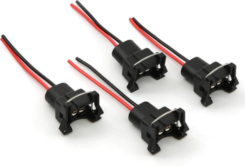 Fuel Injector Connector EV1 Type - 4 PACK Plug Clip Pigtail by Rotary13B1...