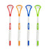 4-Pack Tongue Scraper Oral Care Kits – Plastic Dual-sided Tongue Brushes for Reducing Bad Breath, Includes Comfort Grip Handle, Ideal for Adults a...