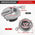 Newsmarts Motorcycle Front Rear Drum Brake Pad Shoe Drum Hub Assembly Fit for HONDA CRF50 XR50 SSR Lifan Coolster Baja Chinese Pit Bike...