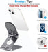 OMOTON Stand for MagSafe Charger, Foldable Phone Stand Holder for MagSafe Accessories, Not Include Charger or Cable, Compatible with iPhone 16/15/...