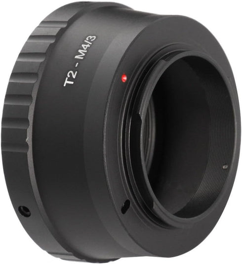 Adapter Ring for T2 T Mount Lens to Olympus Pen and Panasonic Lumix Micro Four Thirds (MFT, M4/3) Mount Mirrorless Camera Body EP5 E-PL7 GH4 GH5 G...