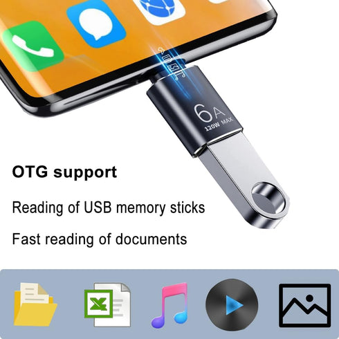 USB C to USB Adapter (3 Pack), USB C Adapter, Type C to USB 3.1 OTG Adapter for Smartphones Laptops Tablets Compatible with MacBook Pro, Samsung G...
