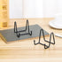 LIONWEI LIONWELI Black Decorative Plate Stand Holder Picture Frame Stand Easel Display Stand...