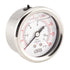 P251 Series 2" Dial, Oil Filled Pressure Gauge w/Brass Internals, 0-160 PSI/kPa, ±1.6% Accuracy, 1/4" NPT, Back Mount...
