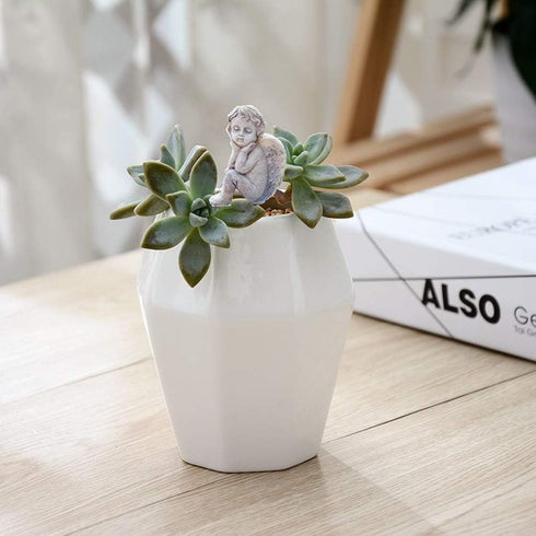 Decorative Angel Garden Stakes 2 Pack Miniature Angel Fairy Garden Angel Ornaments Small Angel Memorial Statue Fairy Garden Accessories...