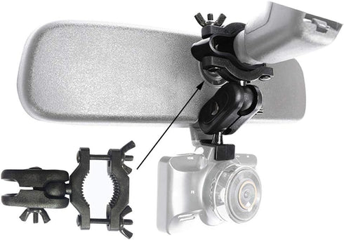 Dash Cam Mount, Car Interior Holder Camera Bracket Universal Dash Cam Mount Holder Dash Camera Rear View Mirror Mount Holder Kit Suit for Most Das...