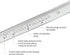 Double Box End Ratcheting Wrench 14mm x 17mm Metric 72 Teeth 12 Point Ratchet Gear Spanner Tools, Heat-Treated CR-V...