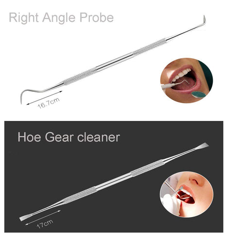 Dental Tools, 7 Pack Teeth Cleaning Tools Kit, Tartar Plaque Remover for Teeth, Dentist Tool Kit with Stainless Steel Dental Mirror, Tooth Scraper...