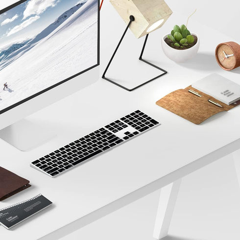 Silicone Keyboard Cover for Apple Magic Keyboard with Numeric Keypad MQ052LL/A (A1843) US Layout Ultra Thin Protector Skin (for Magic Keyboard (MQ...