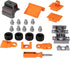 Black+Decker Matrix Jr.Kids Boys Play Tools 2-in-1 Build-It Kit: Excavator and Bulldozer 20 Piece Playset...