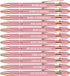 AUAUY 12 PCS Snarky Office Pens, Ballpoint Pens Set with 12 Replacement Refills, 2 in 1 Stylus Pen Stylish Pen, Office Metal Inspirational Pen, Fu...