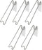 MY MIRONEY 5Pcs Adhesive Easel Back Silver Metal Picture Frame Easel Back Stand Self Stick Easel Back Support for Photo Paintings Display, 7.09" H...