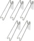 MY MIRONEY 5Pcs Adhesive Easel Back Silver Metal Picture Frame Easel Back Stand Self Stick Easel Back Support for Photo Paintings Display, 7.09" H...