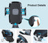 Car Cell Phone Holder Mount fit for Ford F150 F-150 Maverick Bronco/Bronco Sport Ranger Explorer Escape Edge Fusion Expedition F250 F350 Super Dut...