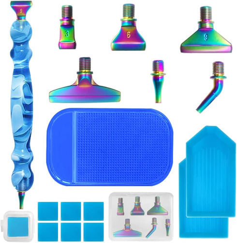 16 Pcs Diamond Art Paintings Accessories, Spiral Diamond Art Pens 5D Diamond Art Paintings Pens Kits Diamond Art Accessories Tools for DIY Crafts...