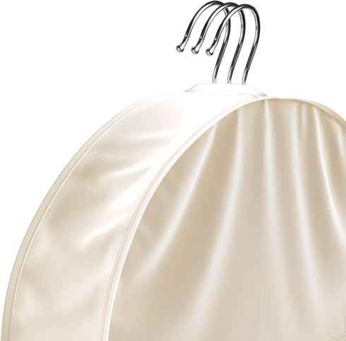 Univivi 12 Inch Shoulder Covers for Clothes (Set of 4) Breathable Shoulder Garment Dust Cover Closet Suit Protects for Suit, Coats, Jackets - Apri...