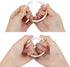 Qulable Shower Curtain Rings-12 Pack- Plastic Shower Curtain Hooks O-Shaped Rings Hook Glide Easily on Bathroom Shower Rod(White)...