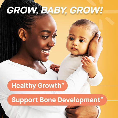 Genexa Infants Vitamin D Liquid Drops for Newborn, Baby & Toddler | Supports Growth & Bone Development | Delicious Organic Vanilla Flavor | Certif...