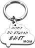 Boys Valentines Day Gifts,Don't Do Stupid St Keychain for Teens Stocking Stuffers Birthday Gifts for Daughter Adult from Mom Funny Keychain Mother...
