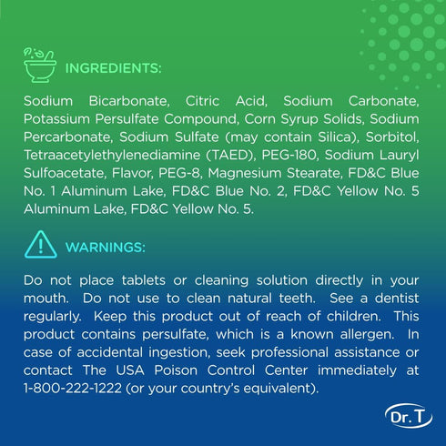 Victadent Denture, Retainer & Mouth Guard Cleanser Tablets (24 Count)...