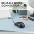 Perixx PERIMICE-209C USB Type C Wired Optical Mouse - 5.9 Ft Cable - 1000 DPI - Black, (11994)...