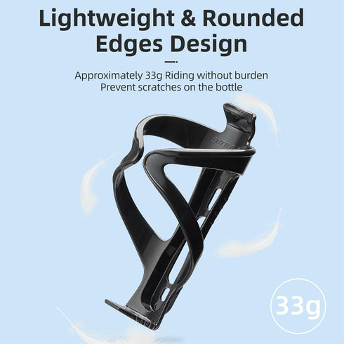 ROCKBROS Bike Water Bottle Cage Plastic Water Bottle Holder Light Drink Cup Holder Sturdy for MTB Road Mountain Bikes...