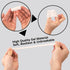 ANCIRS Gel Finger Support Protector Gloves, Gel Finger Cots/Covers - Different Sizes Silicone Fingertips for Hands Cracking, Eczema Skin (20pcs Wh...