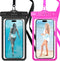 Waterproof Phone Pouch/Case, 2 Pack Waterproof Phone Holder/Bag for iPhone, Samsung Galaxy, Pixel, Universal Cell Phone Dry Bag for Travel, Beach,...