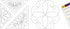 Quilting Creations Stencils for Machine and Hand Quilting | Set of 2 Reusable Motif and Triangular Design Plastic Quilt Stencil for Borders, Backg...